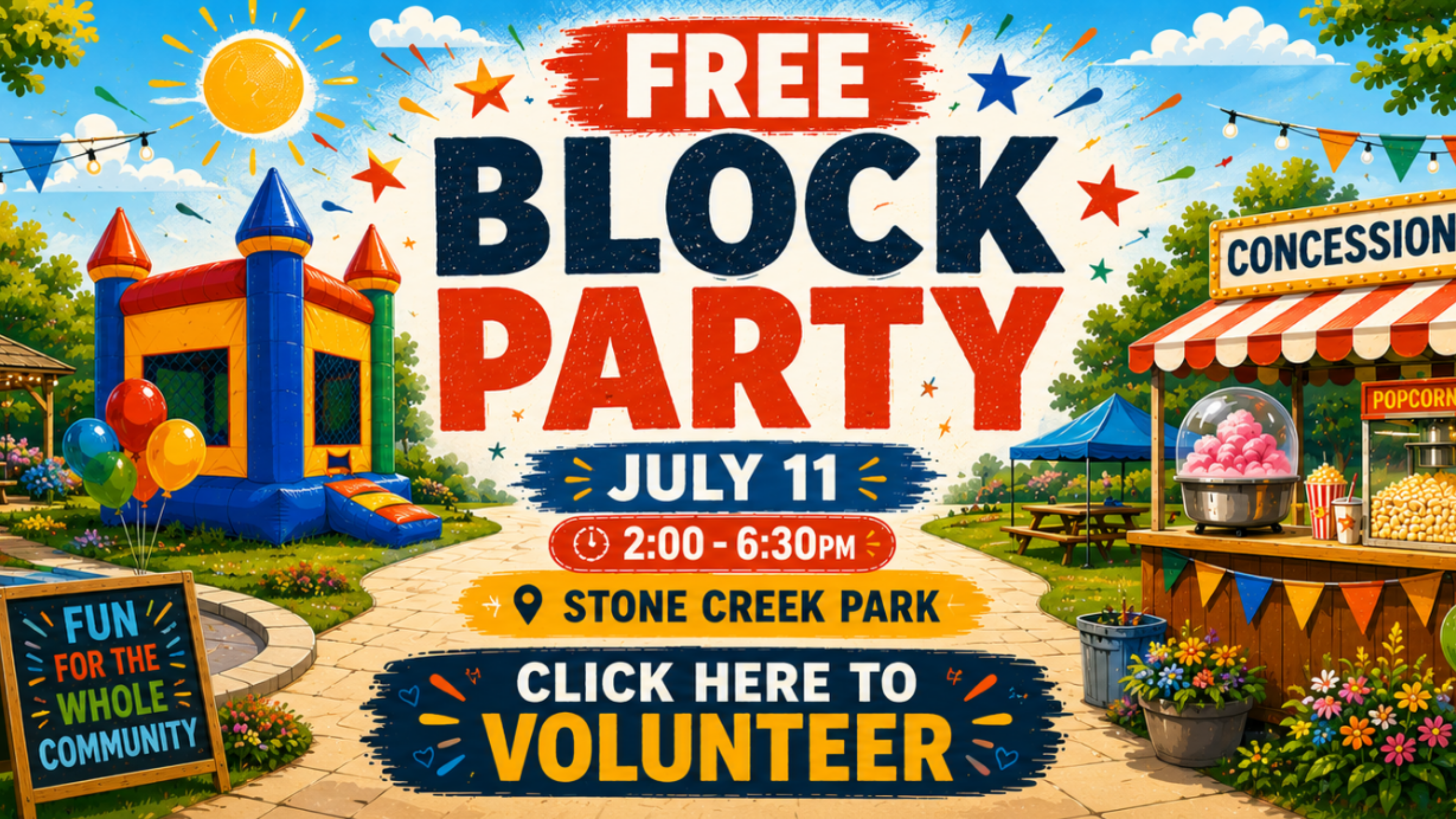 Block Party flyer
