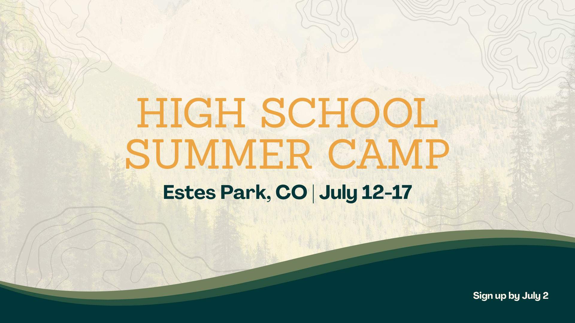High School Camp - Estes Park, CO