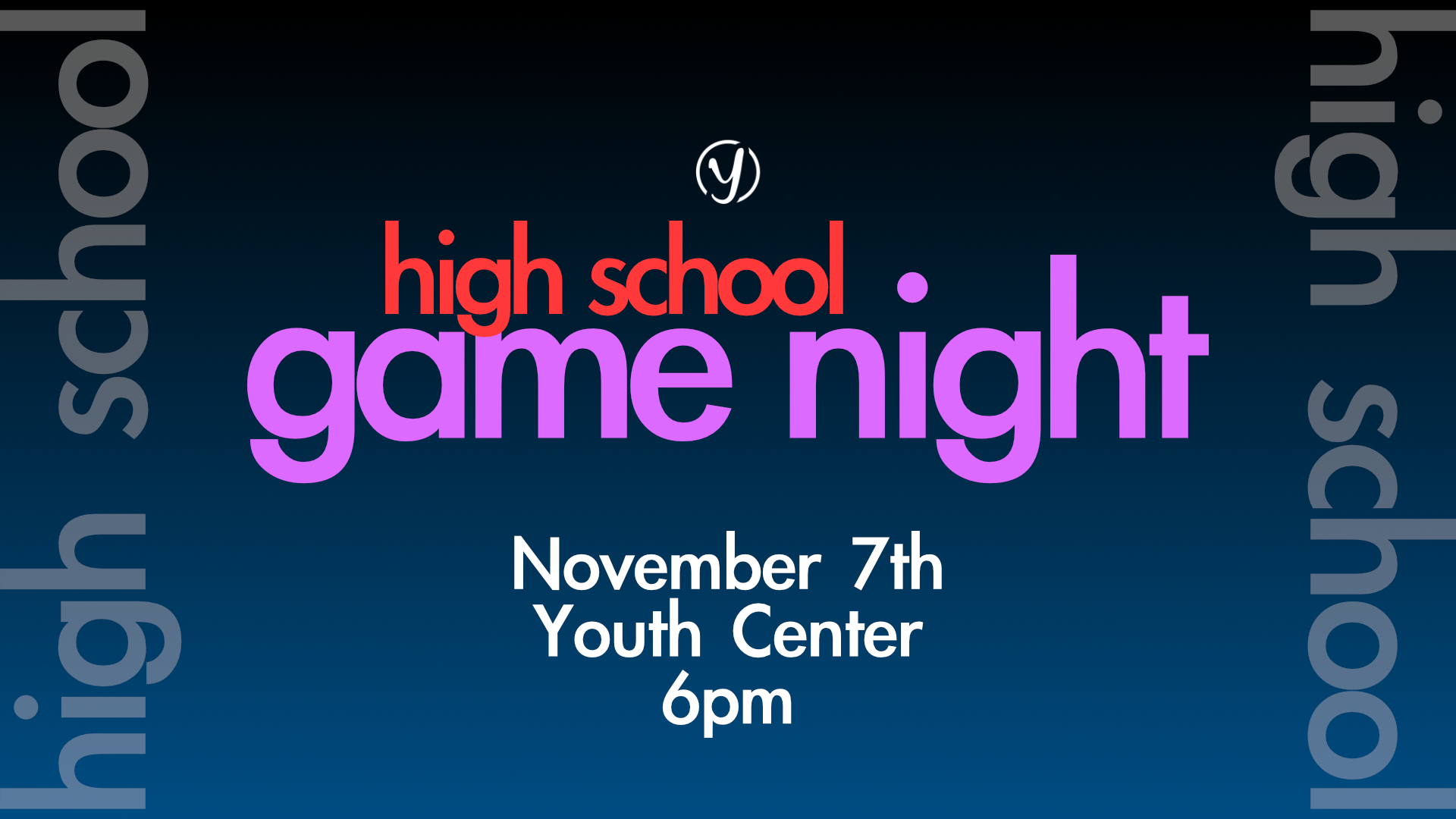High School Game Night