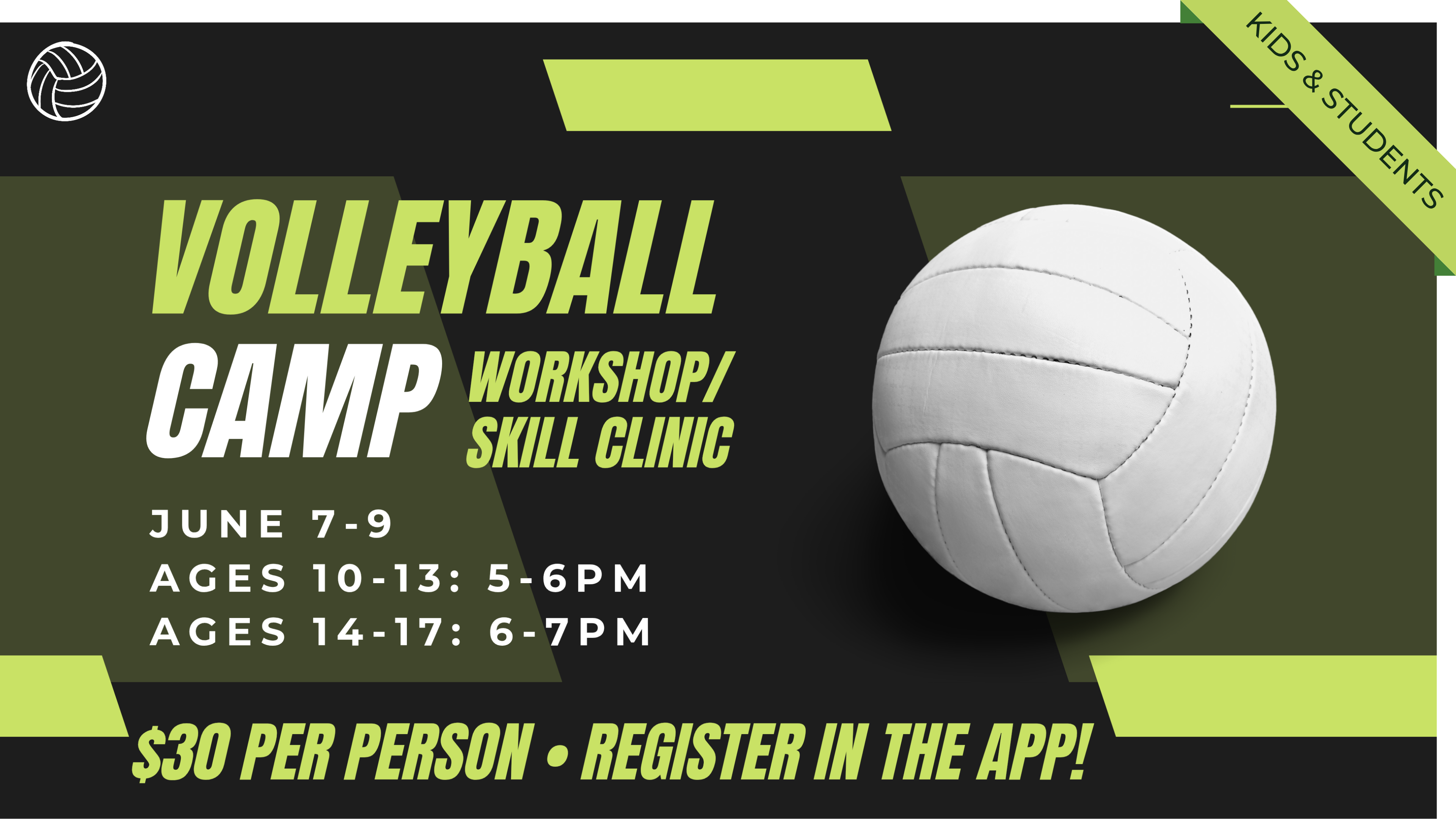 Volleyball Camp: Workshop/Skill Clinic