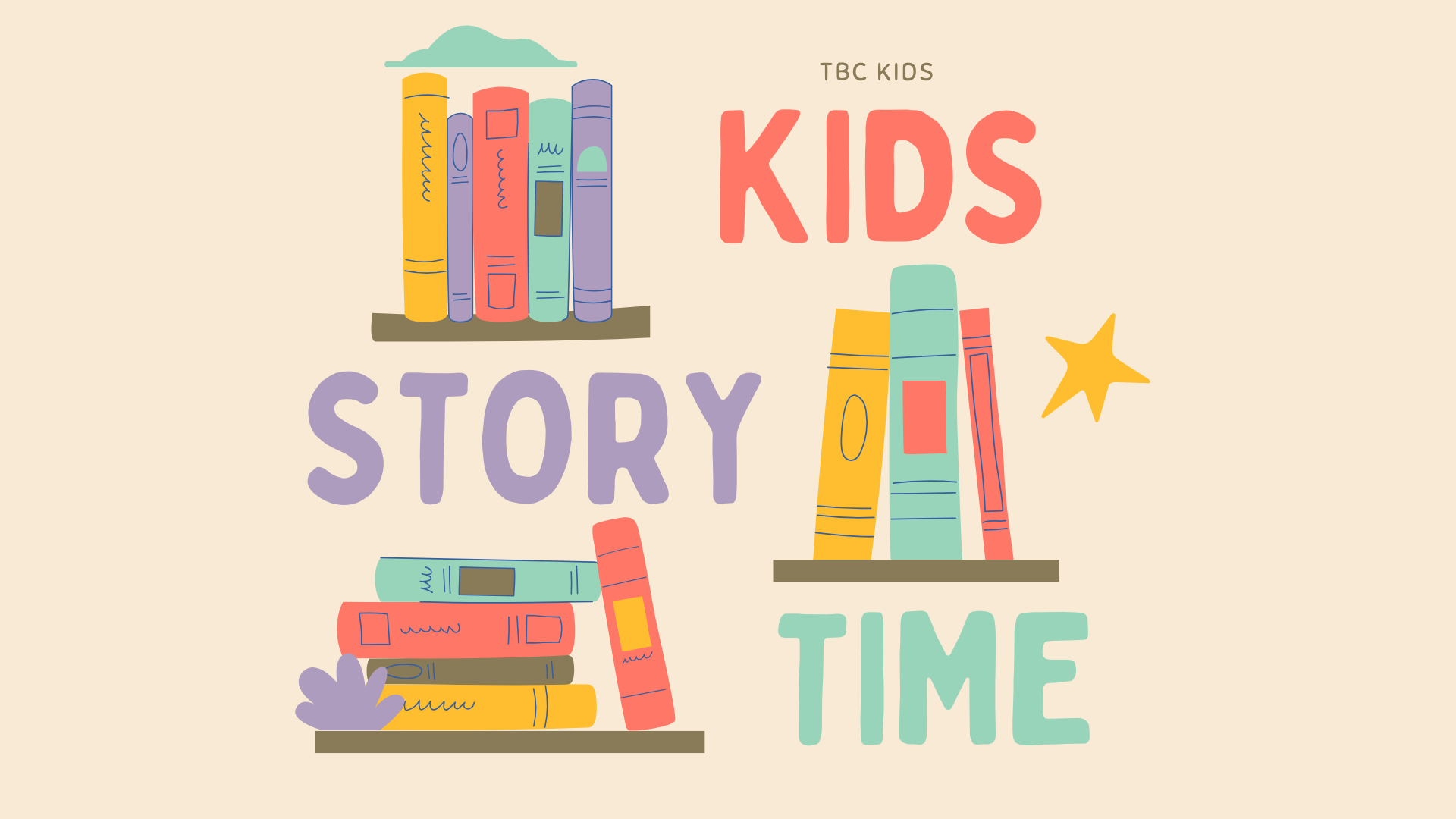 TBC Kids Story Time flyer