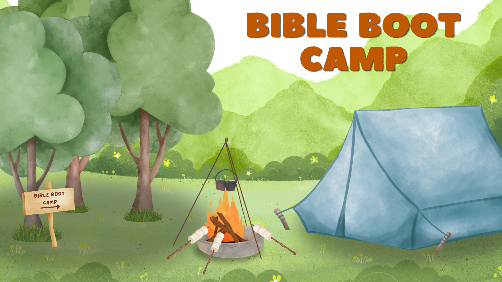 Bible Boot Camp flyer
