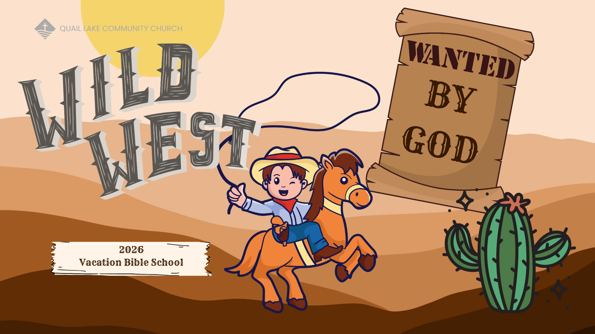VBS | Wanted by God flyer