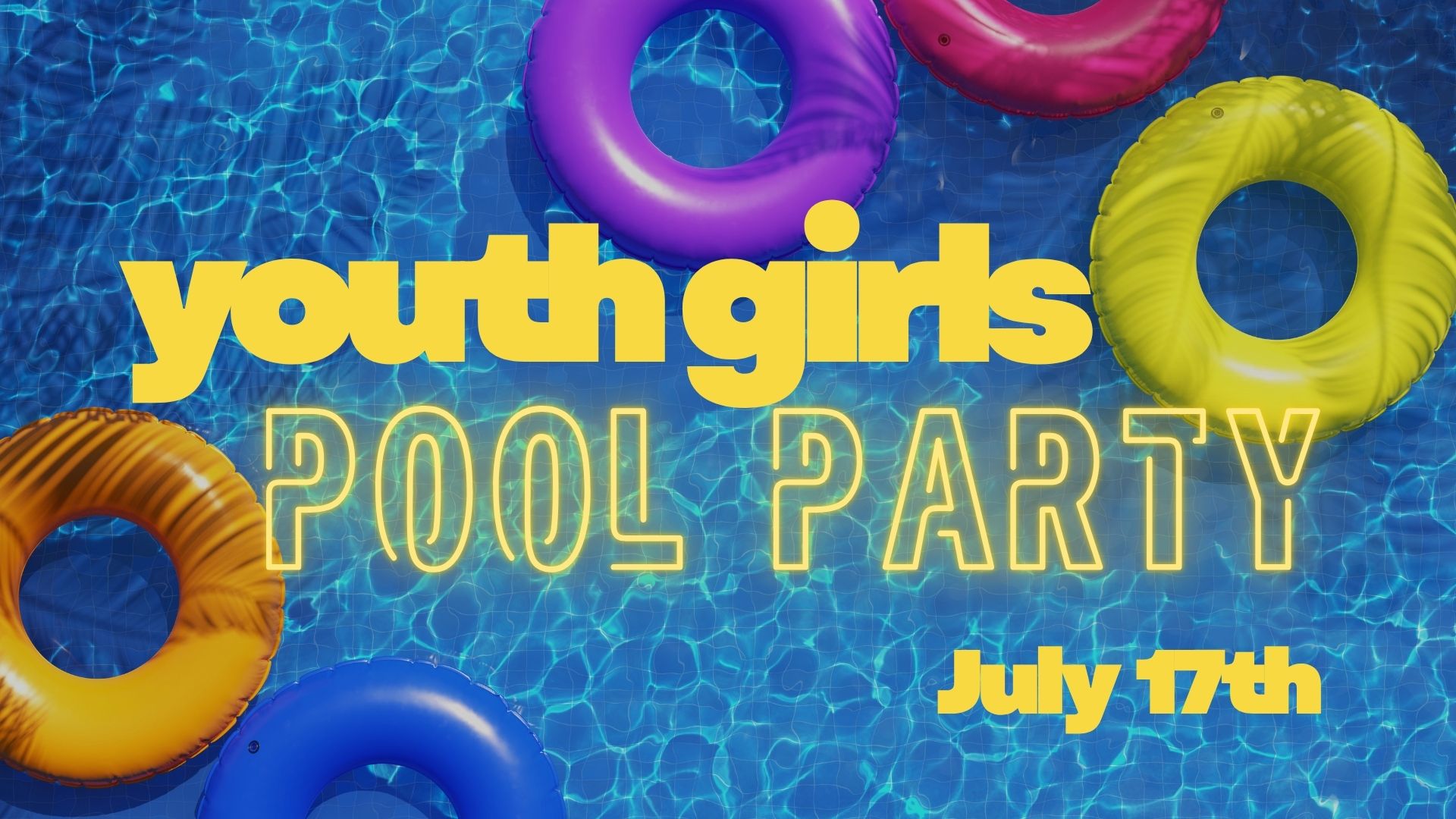 Youth Pool Party M/S H/S GIRLS
