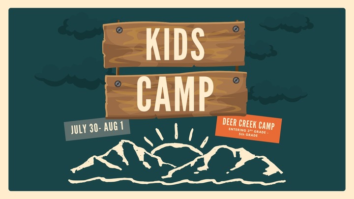 Kids Camp 2026 flyer