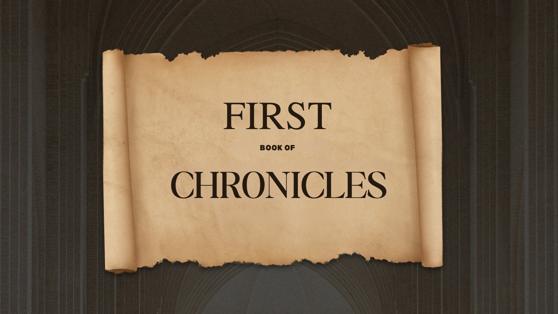1 Chronicles (2019 Audio Only)