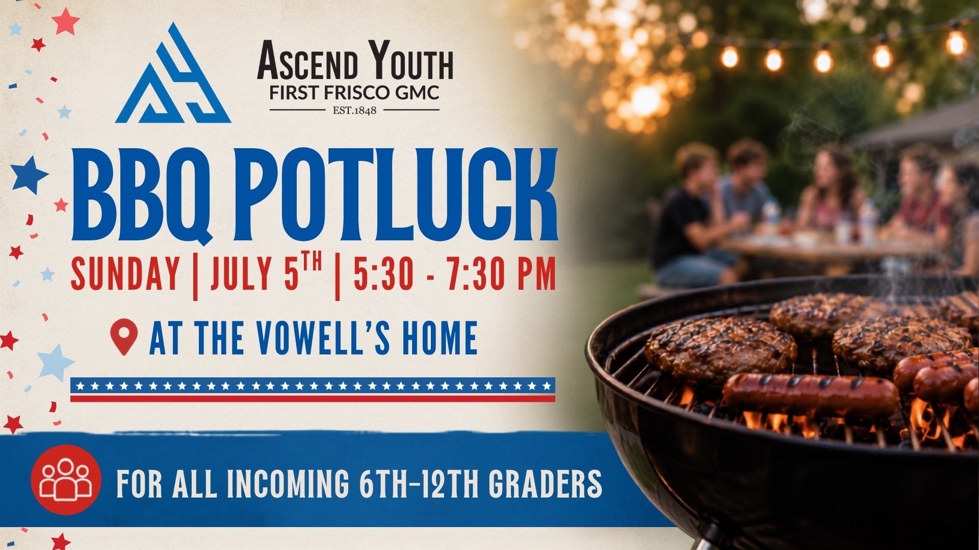 Youth BBQ Potluck