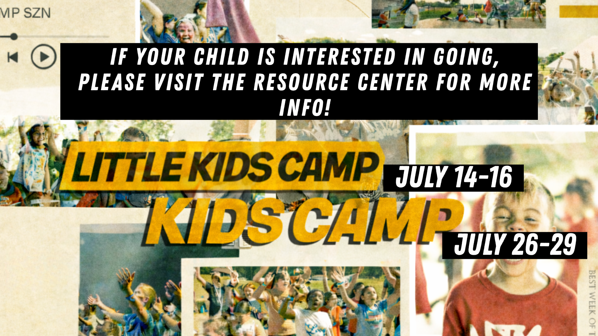 Little Kids Camp (5-7 Year Olds)