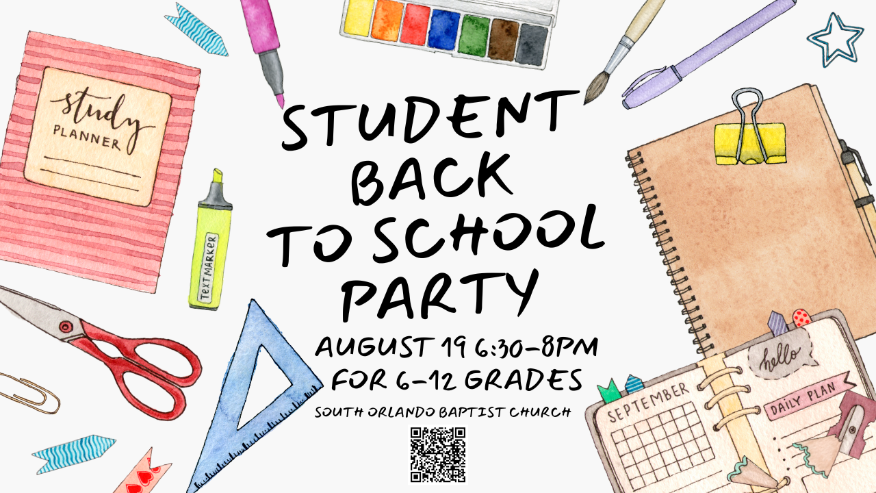 Student Back to School Party