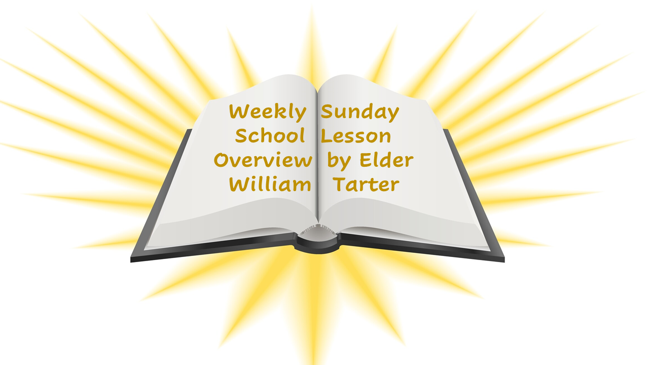 Sunday School Lesson Overview | Cleveland Church of Christ - Citadel of  Hope Ministries