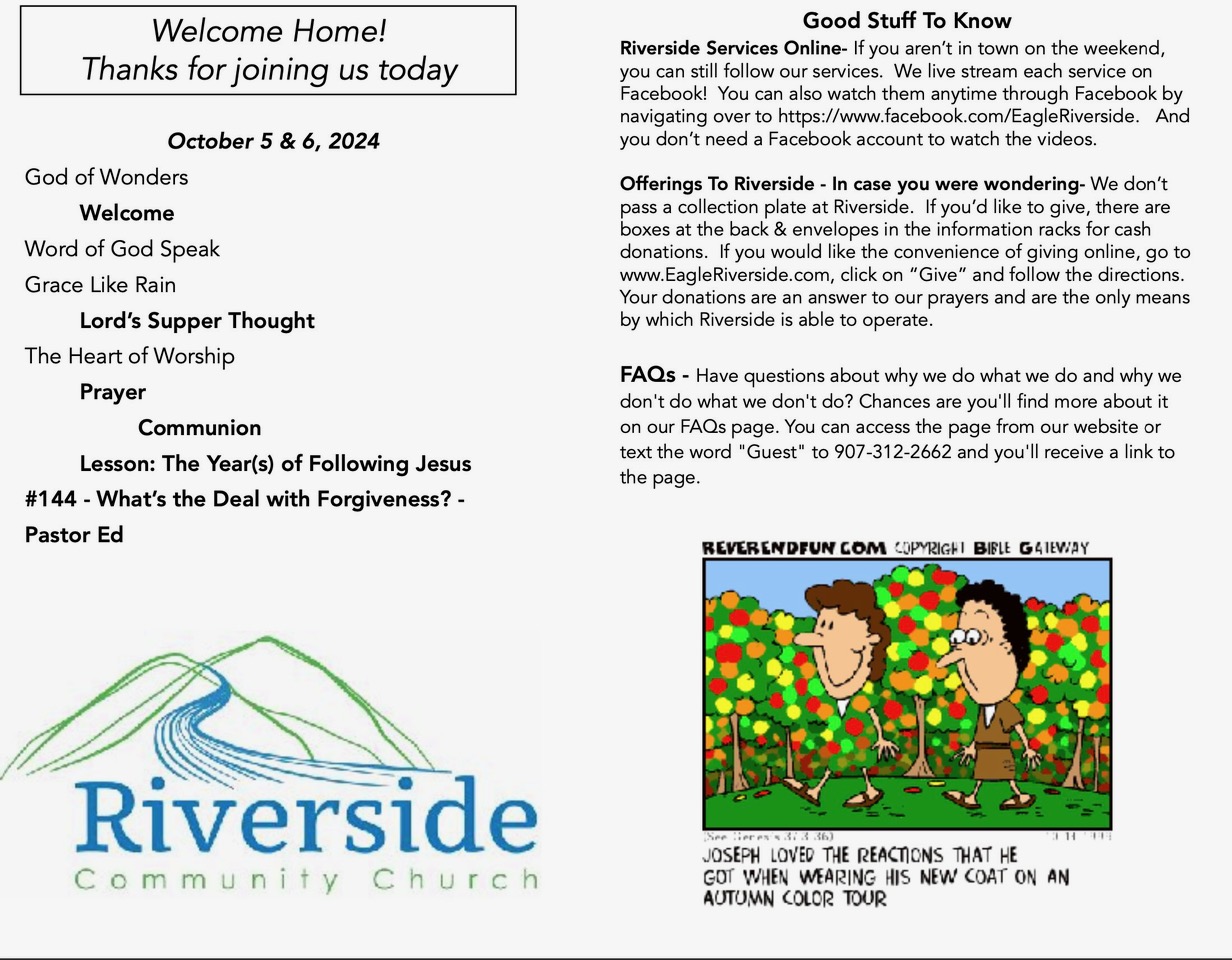 The Year Of Following Jesus #144 What's The Deal With Forgiveness?