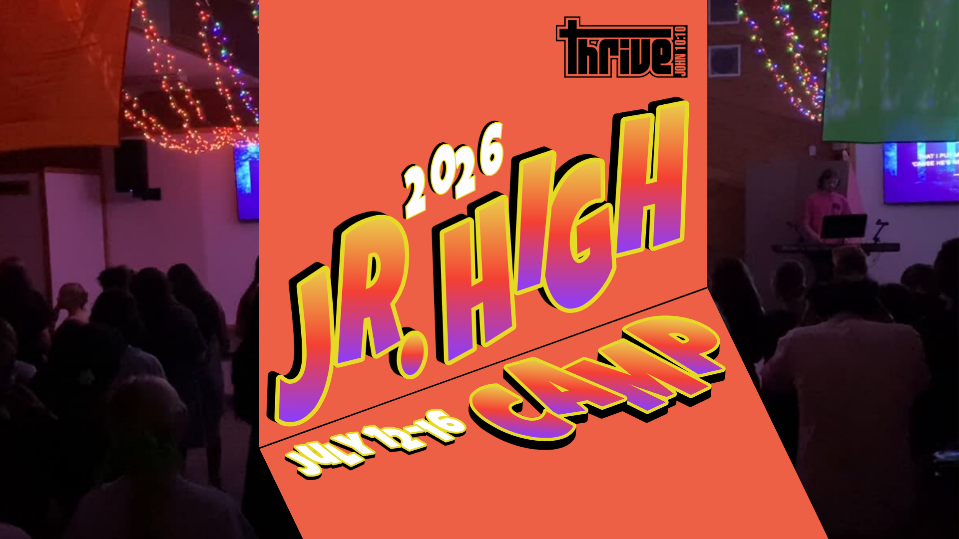 Junior High Camp flyer