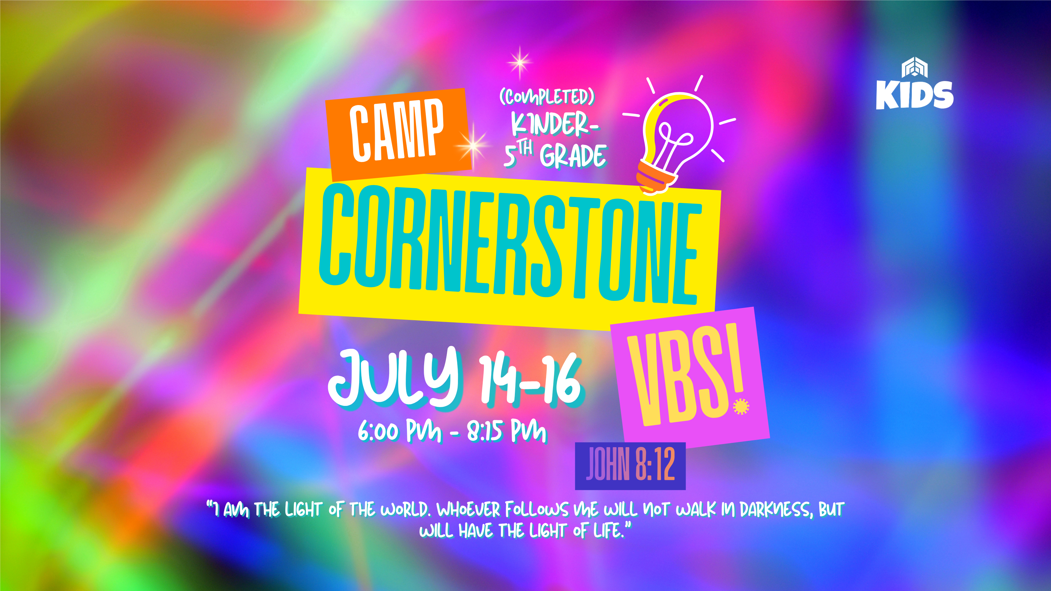 Camp Cornerstone: VBS 💡