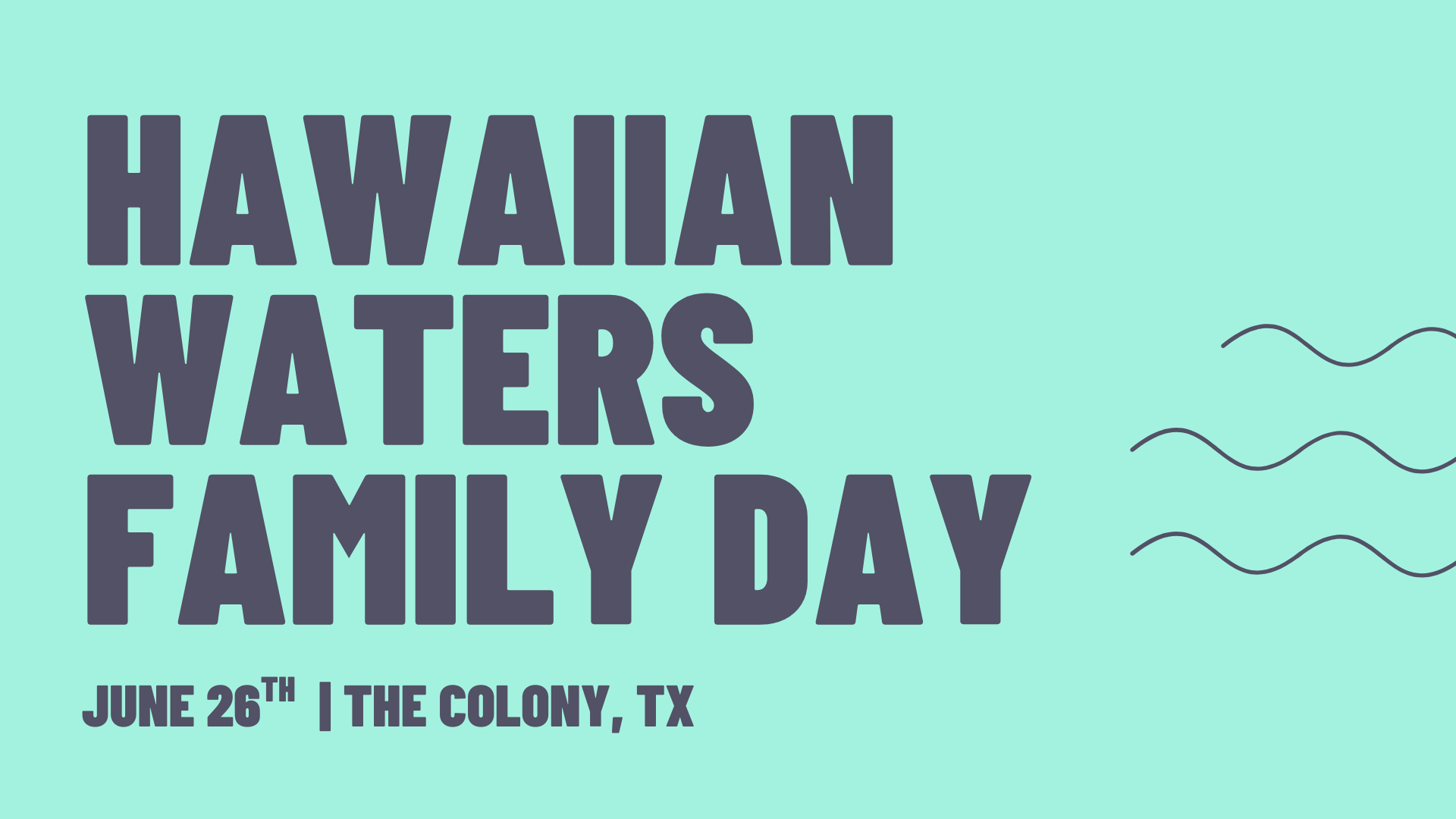 VBS: Hawaiian Waters flyer