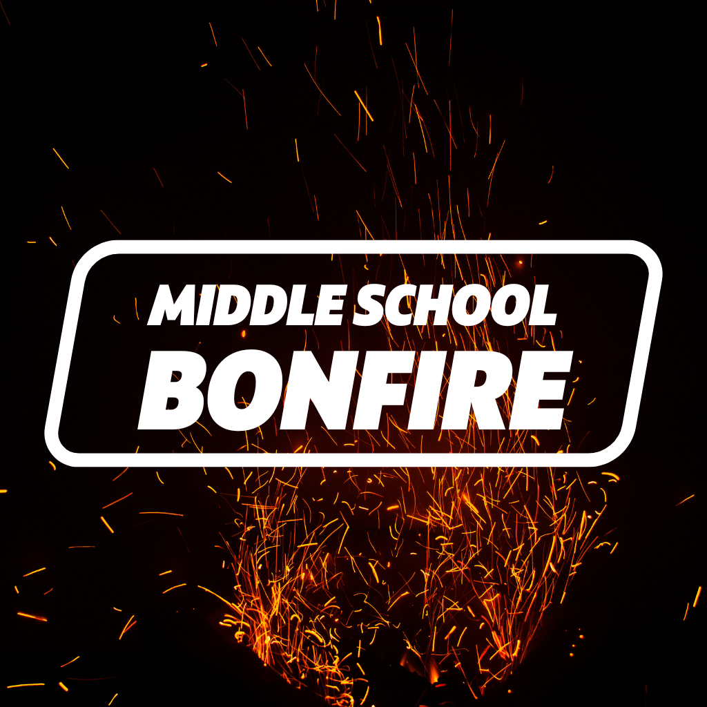 Middle School Bonfire flyer