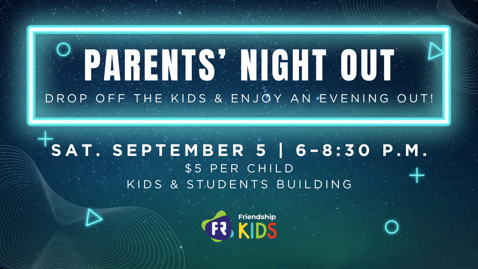 Parents' Night Out flyer