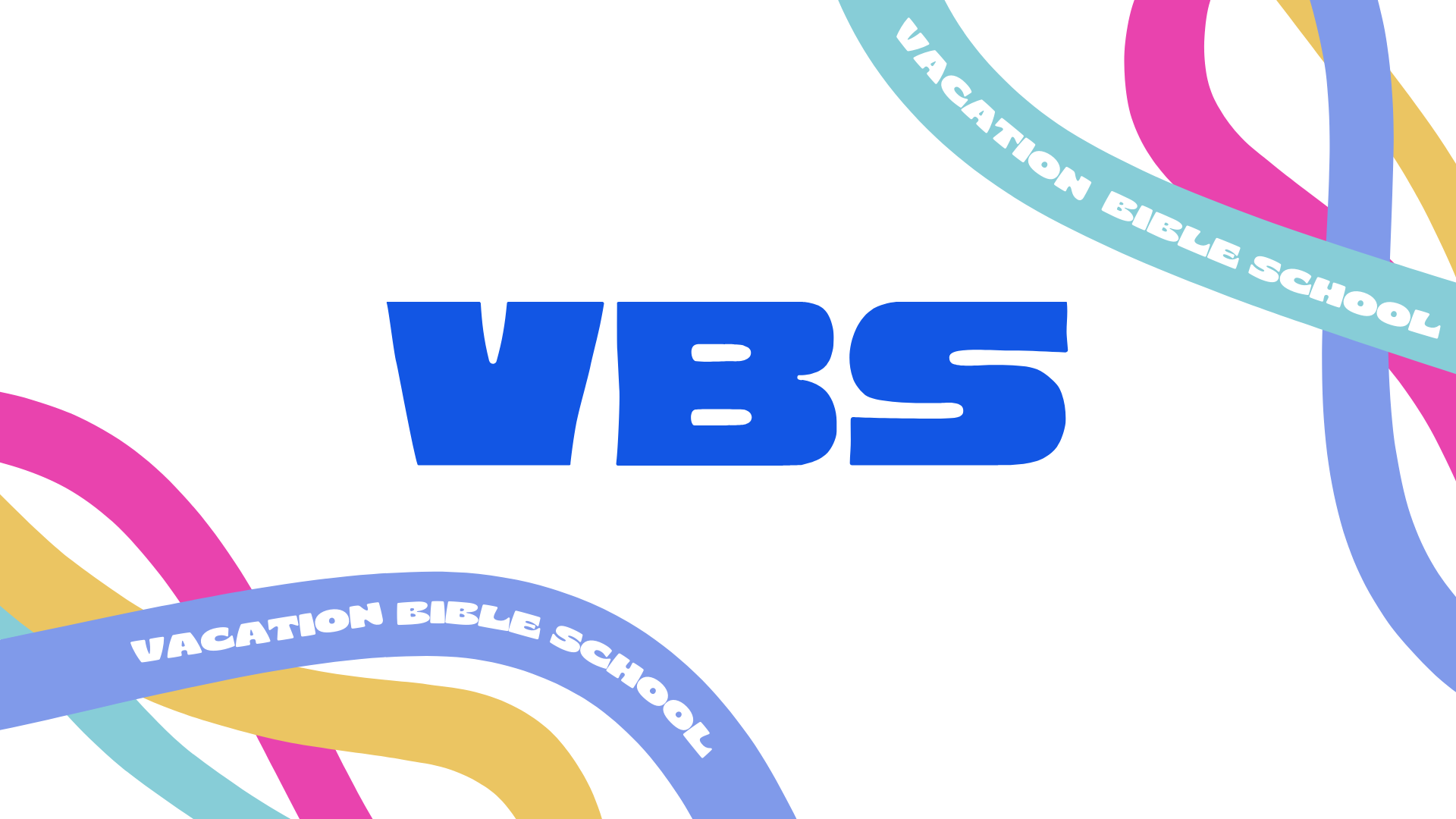 Vacation Bible School flyer